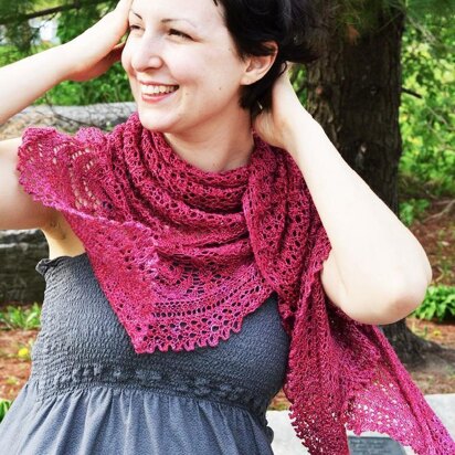 Lakeshore Shawl - knitting pattern