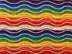 Rainbow ripple Afghan by HueLaVive