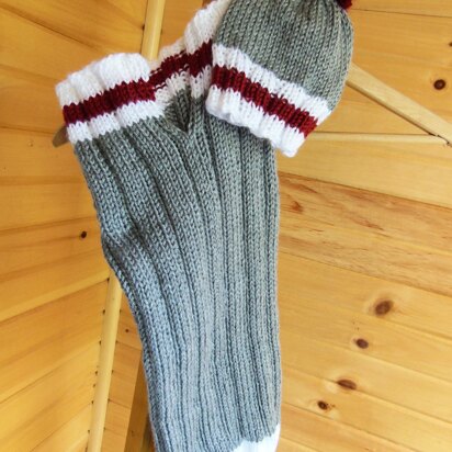 Work Sock Bunting Bag & Beanie - knitting pattern