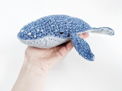 Baby Humpback Crochet Whale Free Pattern - One Dog Woof