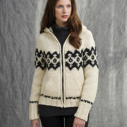 Lodge Zipped Hoodie in Tahki Yarns Montana