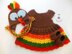 Turkey Baby Hat and Dress Outfit