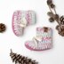 Baby Booties Leather Sheepskin