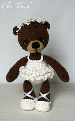 Bonbon, the Ballerina Bear Amigurumi