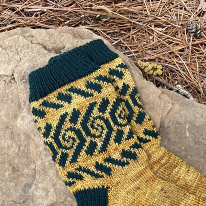 Eye of the Storm Knit Socks