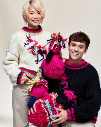 Made with Love - Tom Daley Flaming Elvis Knitting Kit