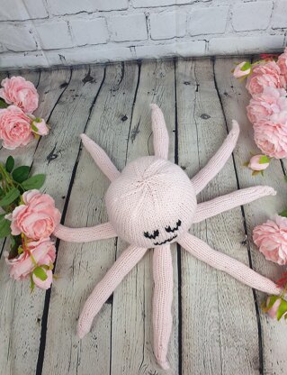 Knitted Octopus soft toy