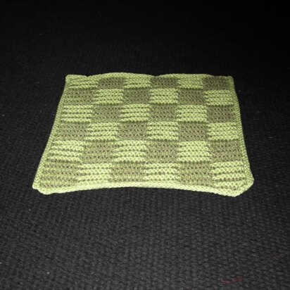 Illusion Checkerboard - knitting pattern