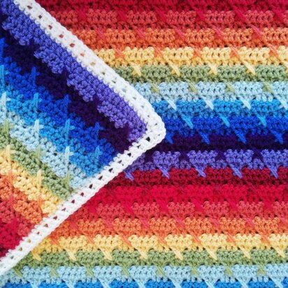 Rainbow Kisses Blanket