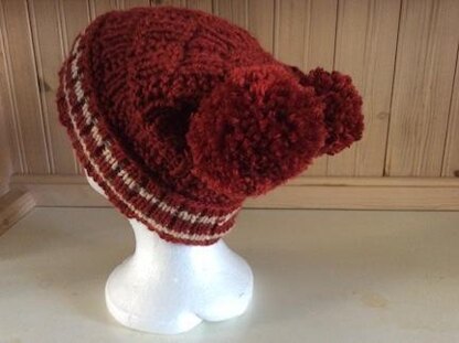 Two bobble beanie © Seashells Designs