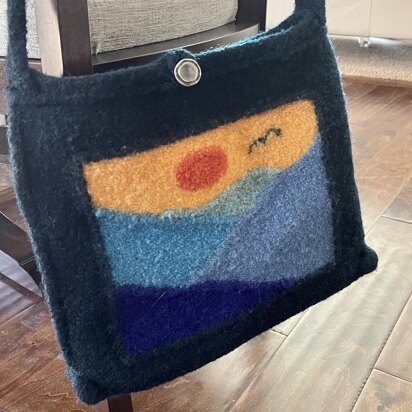 Felted Mountain Bag