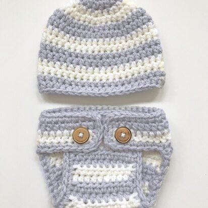 Diaper Cover and Beanie Pattern