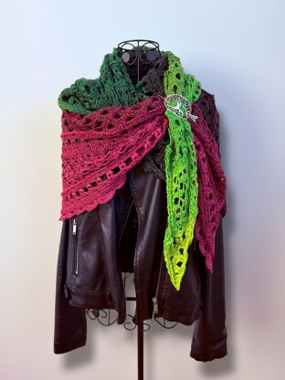 Triangular Scarf "Dryope"