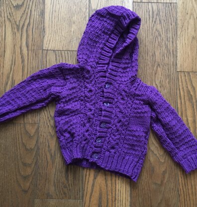 Son’s hooded cardigan