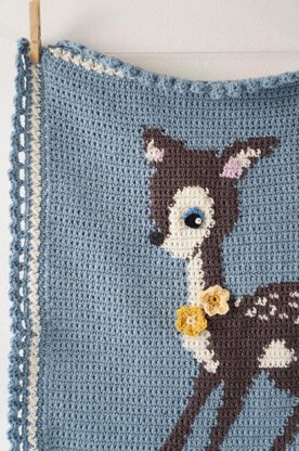 Hello Deer Baby Blanket