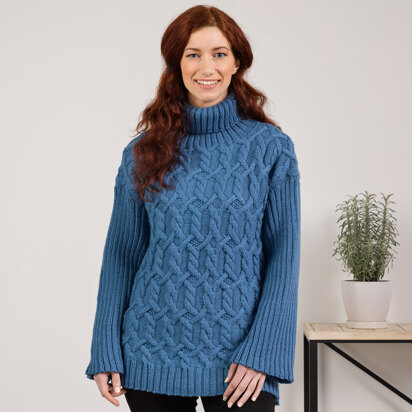 1187 Pinyon - Sweater Knitting Pattern for Women in Valley Yarns Amherst - knitting pattern