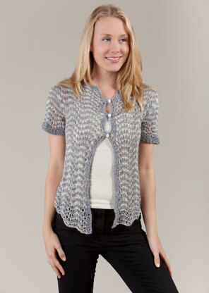Artyarns I224 Feather and Fan Cardi PDF