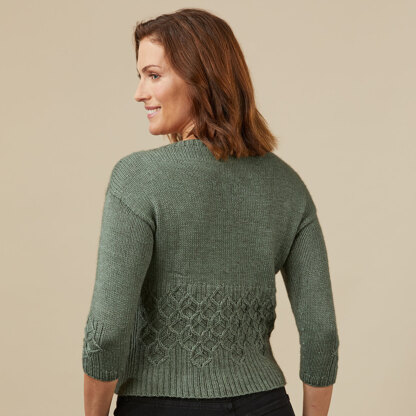#1359 Ambrosia - Sweater Knitting Pattern for Women in Valley Yarns Westfield