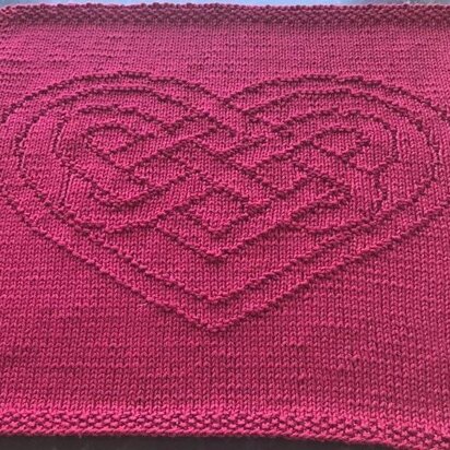 Celtic hjerte - Celtic Heart - knitting pattern