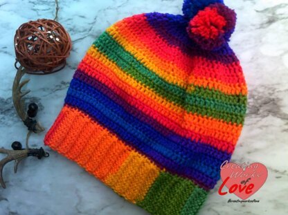 Simple Rainbow Slouch