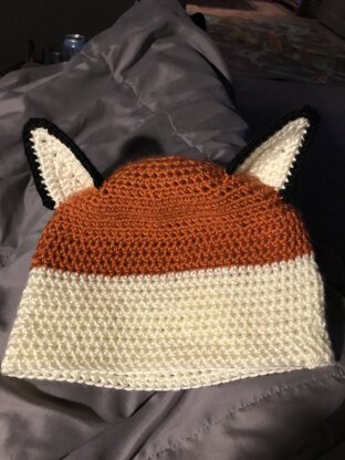Fox Hat in Caron Simply Soft - Downloadable PDF