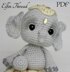 Elil the Chibi Elephant Amigurumi