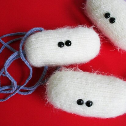 E. coli Bacterium - knitting pattern