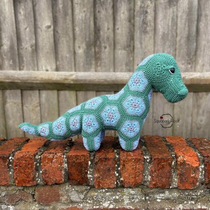 Bryan the African flower Brontosaurus dinosaur