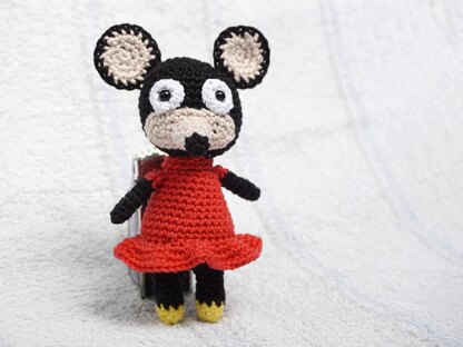 Häkelanleitung Amigurumi Maus Juno