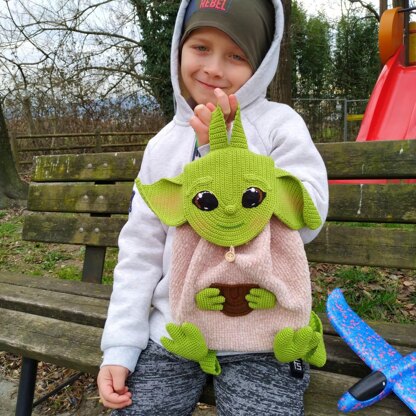 Baby Yoda Children Clothes Set Crochet Yoda Halloween Costume