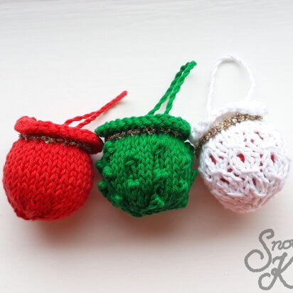 Free Christmas Sweet-Holders Pattern Snoo's Knits