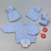 Ollie baby cardigan, hat & booties knitting pattern