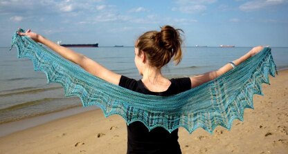 Coastline Shawl