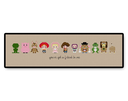 Toy Story Bite Size - PDF Cross Stitch Pattern