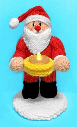 Father Christmas Santa Tea Light Holder