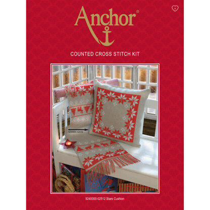 Anchor Stars Cushion Cross Stitch Kit - 42cm x 42cm
