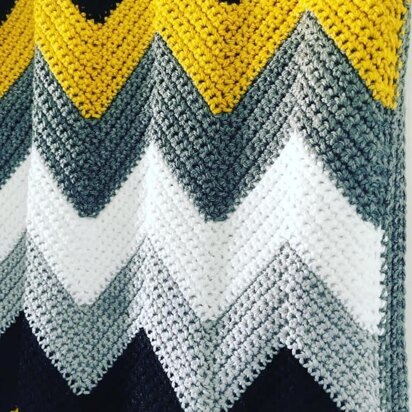 Chevron Crochet Blanket