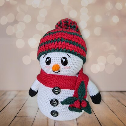 Alpin The Snowman - Amigurumi