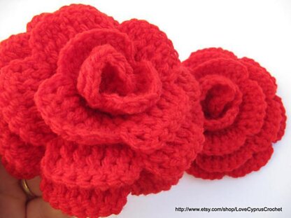 Crochet Rose Flower