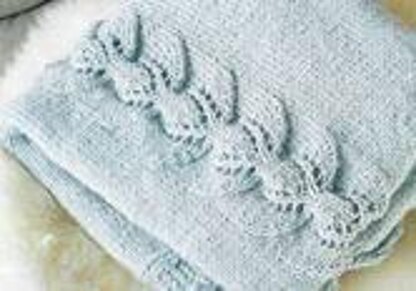 Chunky Leaf Lace Throw