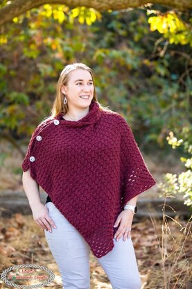 Textured Fall Poncho
