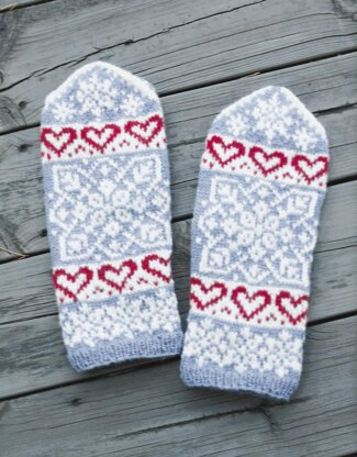 I ♥ Snowflakes Mittens