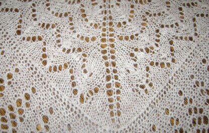 SHETLAND SAND LACE SHAWL