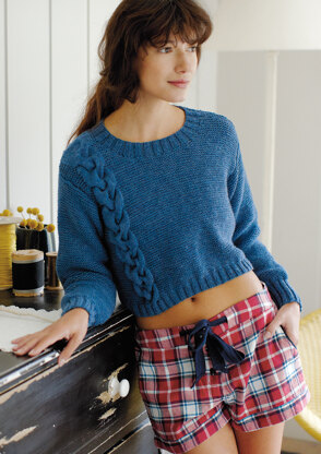 Hoxton Sweater in Rowan Alpaca Soft DK - Downloadable PDF