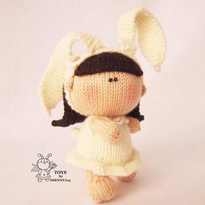 Pebble doll Rabbit