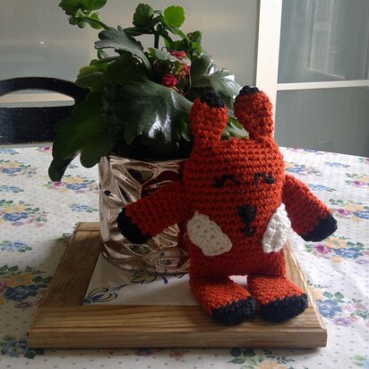 Crochet animal fox