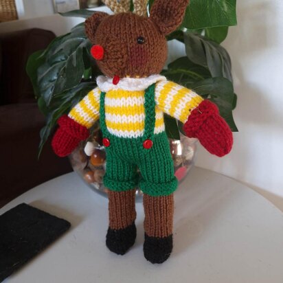 Christmas Reindeer Knitting Pattern