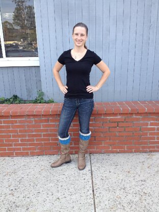 Color Block Boot Cuffs