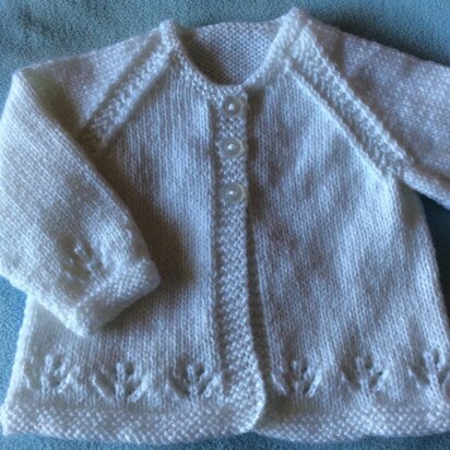 New Born DK Jacket & Toque -Revised - knitting pattern