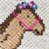 Lady the Horse Corner-to-Corner (C2C) Crochet Graphgan Square Pattern